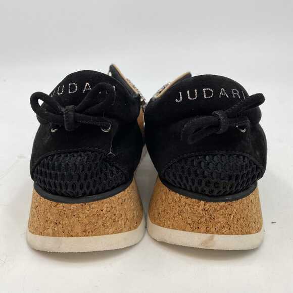 Judari Tan Black Rhinestone Satin Sneakers | EU 38 (7 US) - Picture 8 of 10